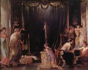 Victor Mottez Xeuxis choisissant ses modeles oil painting